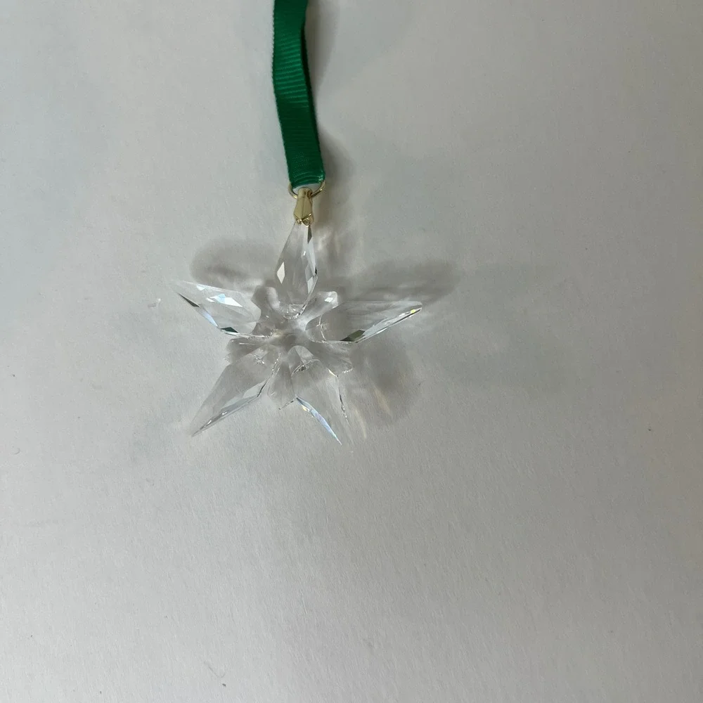 Swarovski Star Crystal Christmas Ornament NIB 1 7/8 x 1/4 x 1 3/4 in NIB‎